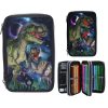 Penar echipat TopModel, 3 compartimente, Dino World, Led Galaxy 