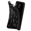 Husa protectie pentru Huawei Y6 2018, TPU negru cu textura origami
