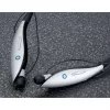 Casti Bluetooth Echo Jogging, suport de gat cu speaker incorporat, microfon, husa, negre/argintii