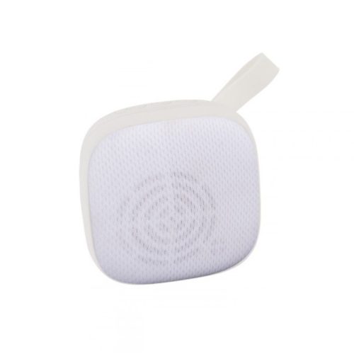 Boxa portabila Bluetooth®, plastic si material textil, microfon, alba