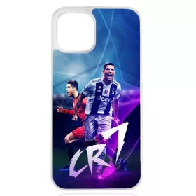  Husa iPhone 14 Pro, TPU flexibil, margini transparente, Ronaldo4