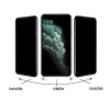 Folie de protectie Apple iPhone 11 Pro Max / XS Max, Privacy Ceramic, margini negre