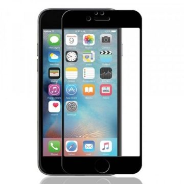   Folie de sticla Full Glue 111D pentru Apple iPhone 6/6S, margini negre