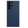 Husa Samsung Galaxy S23 Ultra, Luxury Silicone, catifea in interior, protectie camere, albastru inchis