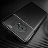 Husa Xiaomi Redmi Note 9T / Redmi Note 9 5G, Carbon Fiber, aspect carbon, protectie camere, neagra
