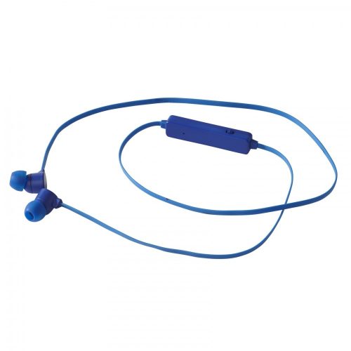 Casti audio Bluetooth cu microfon, albastre