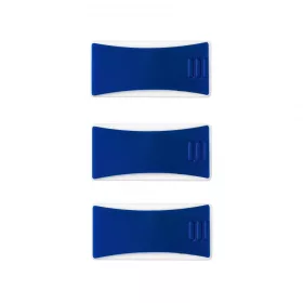 Set 3 protectii camera laptop/tableta, albastru/alb