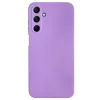 Husa Samsung Galaxy S25 FE, Luxury Silicone, protectie camera, catifea in interior, mov