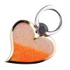 Decoratiune telefon mobil Heart, suport inclus, portocalie