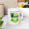 Cana ceramica personalizata, mesaj "Carpati", 330 ml, alba