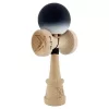 Jucarie lemn Kendama X, Rubber Grip, cupe mari V3, gaura in basecup, rulment, ata rezerva, negru/alb