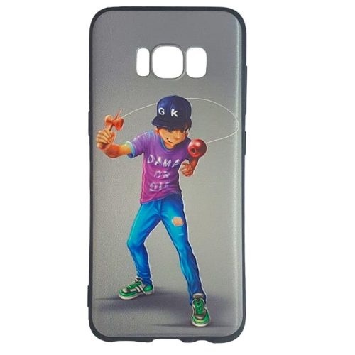 Husa Samsung Galaxy S8, TPU flexibil printat, model Kendama Boy
