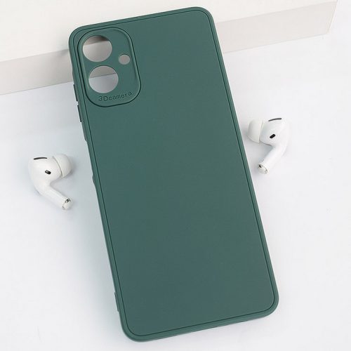 Husa Samsung Galaxy A06, Matt TPU My Choice, silicon moale, verde