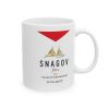 Cana ceramica personalizata, mesaj "Snagov", 330 ml, alba