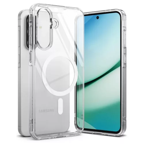 Husa protectie Samsung Galaxy A56, compatibila MagSafe, TPU, transparenta