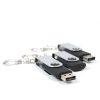 Stick memorie USB 4GB, metal si plastic, negru/argintiu