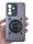 Husa Samsung Galaxy A16, Rotating Bracket, protectie camera, prindere magnetica, gri