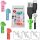 Set 4 organizatoare cabluri, diverse culori