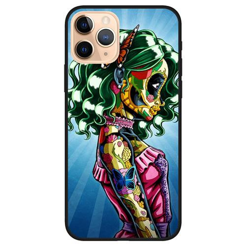 Husa de protectie pentru Apple iPhone 11 Pro, hibrid TPU + PC, model Future Woman