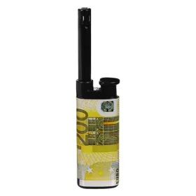   Bricheta aprinzator cu imagini bacnote, 13 cm, bacnota 200 euro