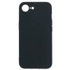 Husa Apple iPhone 16e, Luxury Silicone, catifea in interior, neagra