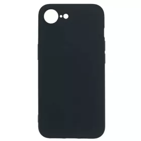   Husa Apple iPhone 16e, Luxury Silicone, catifea in interior, neagra