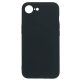 Husa Apple iPhone 16e, Luxury Silicone, catifea in interior, neagra