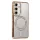 Husa Samsung Galaxy A17, Electroplating Bling Magsafe, protectie camera, aurie