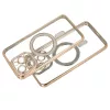 Husa Samsung Galaxy A17, Electroplating Bling Magsafe, protectie camera, aurie