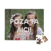 Puzzle personalizat cu poza ta, A4, 120 piese, cadru cartonat inclus