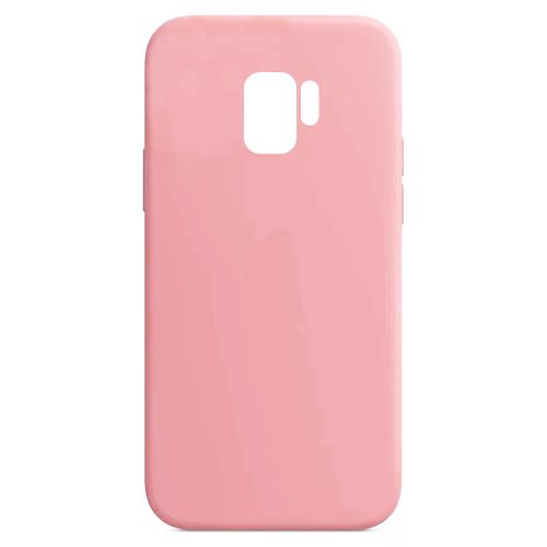 Husa Samsung Galaxy S9 Plus, Luxury Silicone, catifea in interior, roz pal