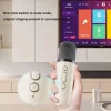 Set boxa si microfon Karaoke BT-K12, bluetooth, lumina RGB, functie efecte voce, 6W