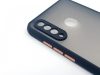 Husa de protectie Shockproof Bumper pentru Huawei P30 Lite, protectie camera, rama neagra, butoane portocalii