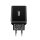 Incarcator casa Well,  1 x USB-A QC3.0, 18W/3A, bulk, negru