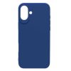 Husa protectie Apple iPhone 16, Matt TPU My Choice, silicon moale, albastru inchis