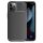 Husa Carbon Fiber pentru Apple iPhone 15 Plus, aspect carbon, neagra