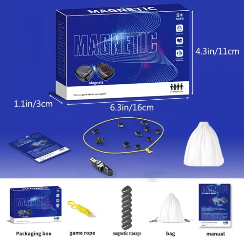 Joc pietre magnetice, 20 piese, pana la 4 jucatori, pentru copii 9 ani +