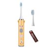 Periuta de dinti electrica pentru copii, 2 capete, 5 viteze, alimentare cu baterie AA, portocalie
