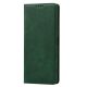 Husa Samsung Galaxy A15, Elegant Book Case, inchidere magnetica, verde