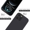 Husa Apple iPhone 13 Pro, Luxury Silicone, catifea in interior, protectie camere, negru