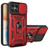 Husa protectie Motorola Edge 50 Neo, Camshield Armor, inel sustinere, protectie camera, rosie