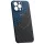 Husa Apple iPhone 14 Plus (14+), iPefet Carbon, textura kevlar, Magsafe, negru/albastru
