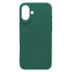 Husa protectie Apple iPhone 16 Plus, Matt TPU My Choice, silicon moale, verde