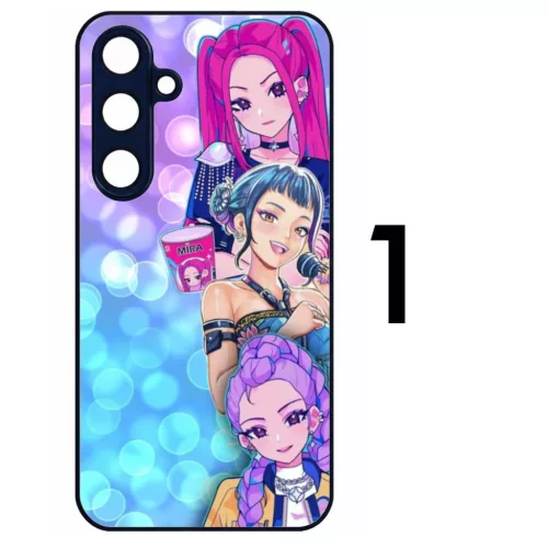 Husa protectie Samsung Galaxy A17, Colorful Aluminium TPU, KPop Demon Hunters, diverse modele