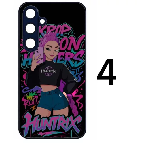 Husa protectie Samsung Galaxy A17, Colorful Aluminium TPU, KPop Demon Hunters, diverse modele