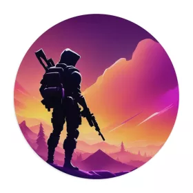   Mousepad personalizat, design Fortnite 2, rotund, diametru 20 cm