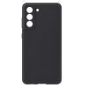 Husa Samsung Galaxy S22 Plus Luxury Silicone, catifea in interior, protectie camere, neagra