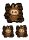 Stickere cu personaje La Bubu, material Vinyl / PP autoadeziva Glossy, 3 bucati