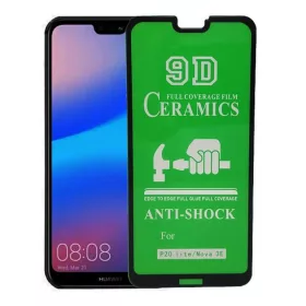   Folie de protectie Ceramic Film pentru Huawei P20 Pro, margini negre