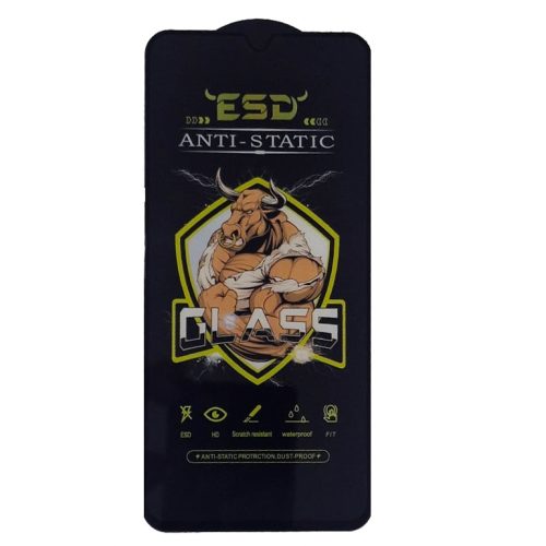 Folie de sticla Samsung Galaxy A12, Full Glue Bull Antistatic, ESD, margini negre